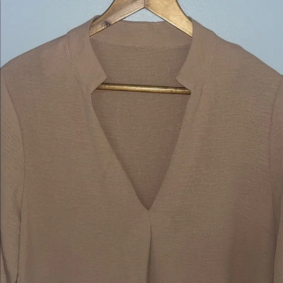 Amazon Sz XL Women’s Camel Brown Maxi Dress Lightweight #neutral #minimalist - Picture 6 of 11